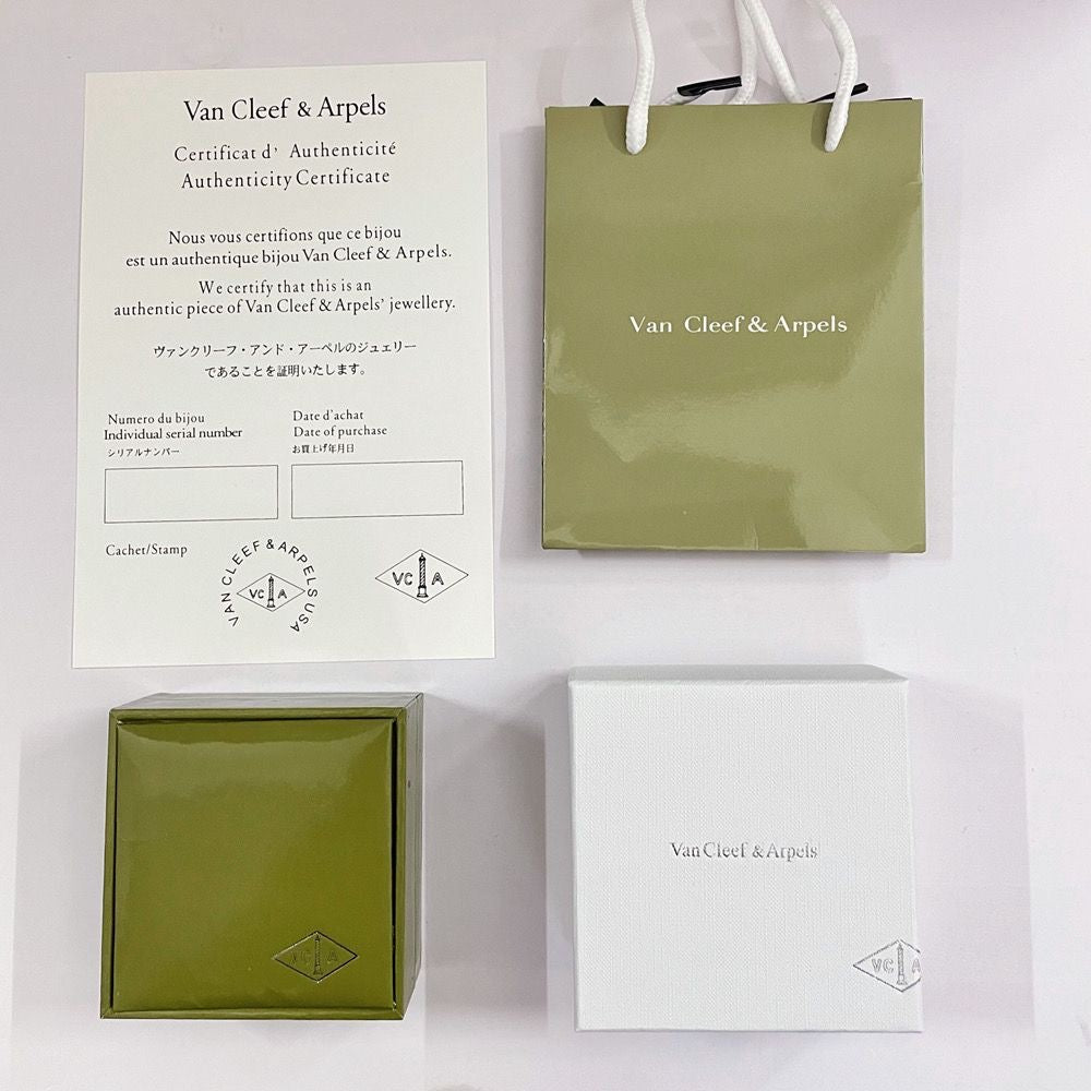 VA Kleeblatt Armband Halskette Ring Box Geschenktüte