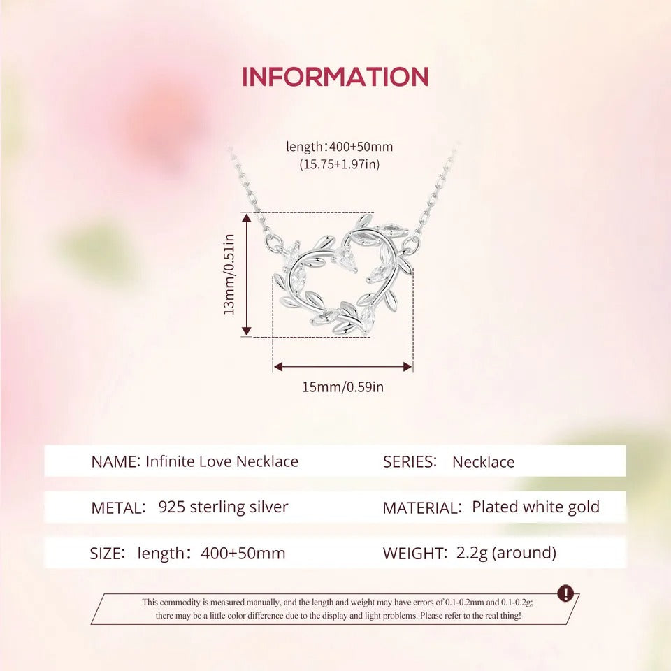 Unendliche Liebe Halskette für Damen