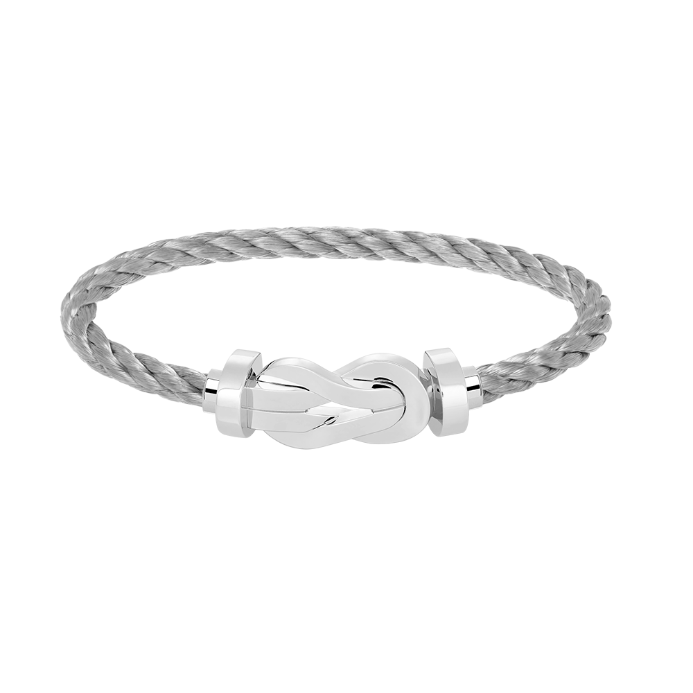[vivabelle]CHANCE LARGE 8 FIGURE BUCKLE NO DIAMOND BRACELET SILVER
