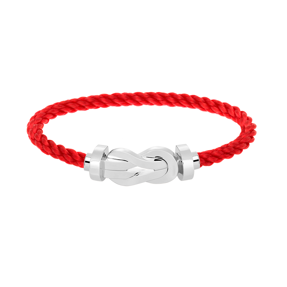 [vivabelle]CHANCE LARGE 8 FIGURE BUCKLE NO DIAMOND BRACELET SILVER