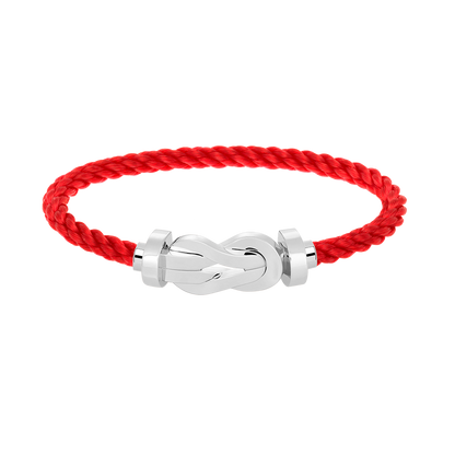 [vivabelle]CHANCE LARGE 8 FIGURE BUCKLE NO DIAMOND BRACELET SILVER
