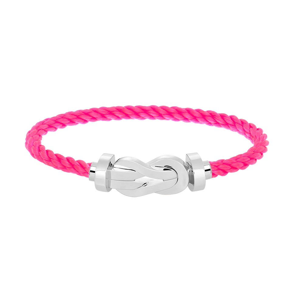 [vivabelle]CHANCE LARGE 8 FIGURE BUCKLE NO DIAMOND BRACELET SILVER