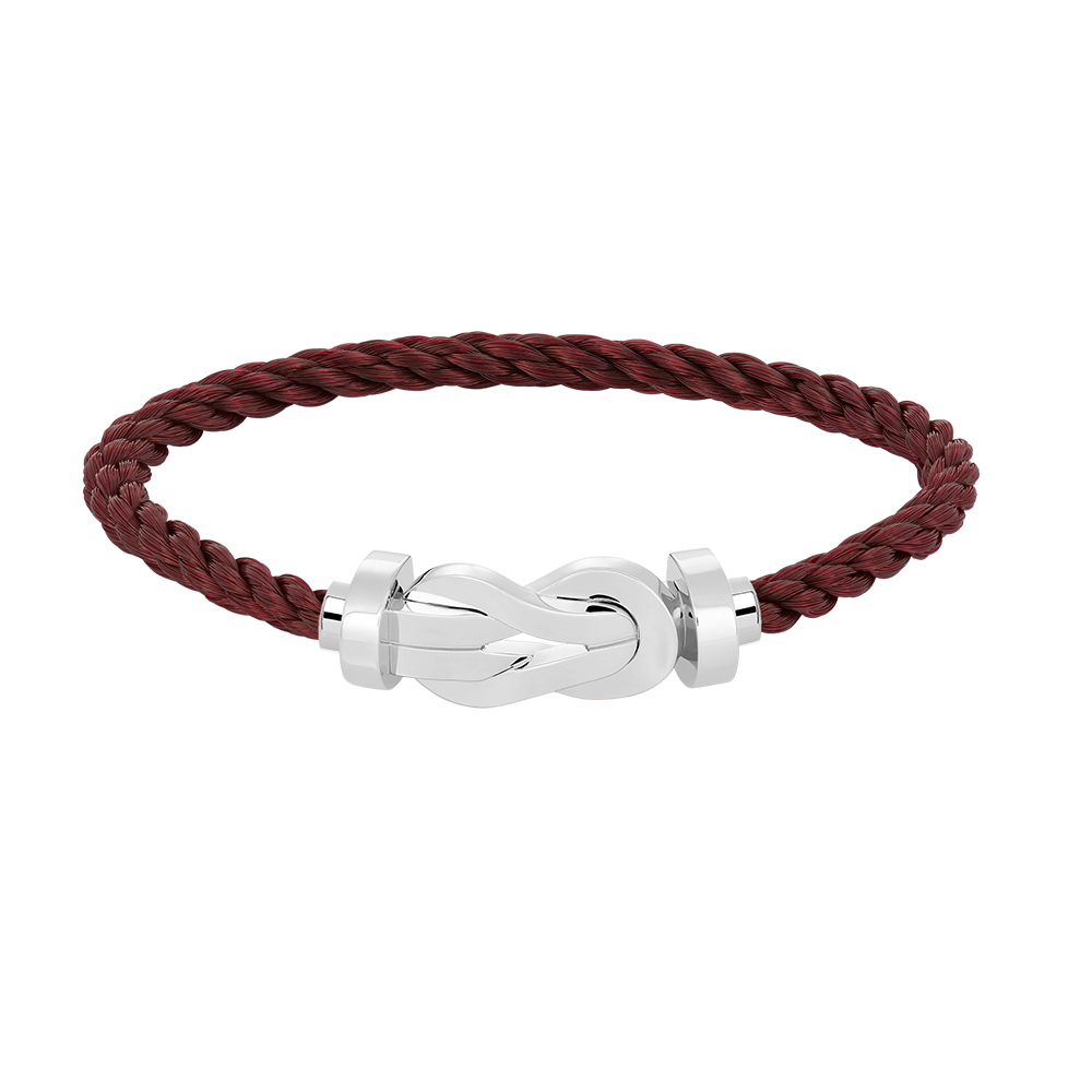 [vivabelle]CHANCE LARGE 8 FIGURE BUCKLE NO DIAMOND BRACELET SILVER