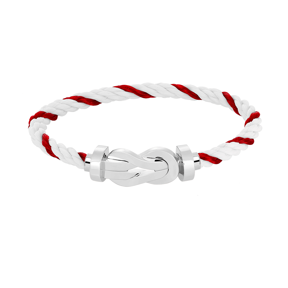 [vivabelle]CHANCE LARGE 8 FIGURE BUCKLE NO DIAMOND BRACELET SILVER