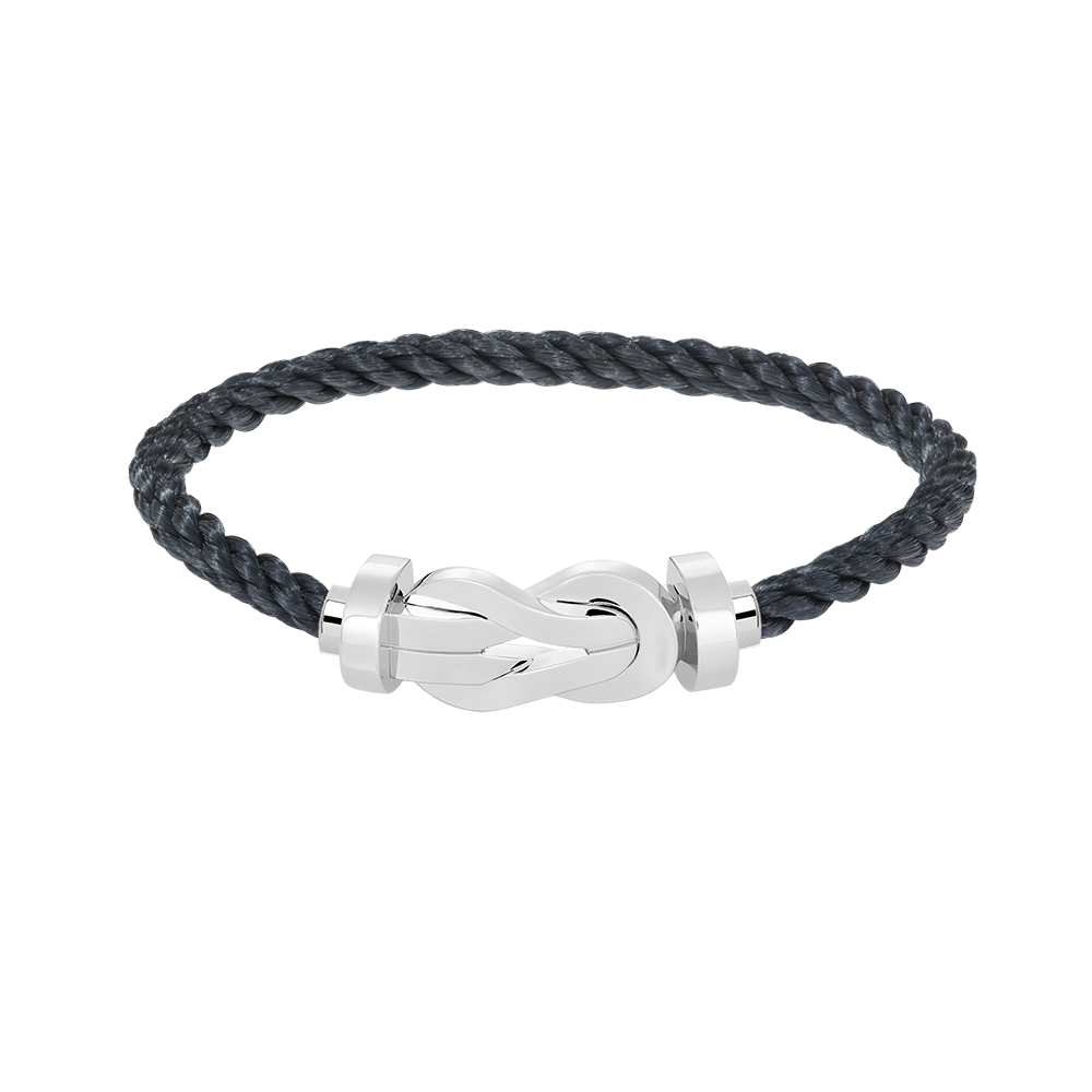 [vivabelle]CHANCE LARGE 8 FIGURE BUCKLE NO DIAMOND BRACELET SILVER