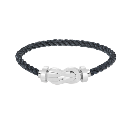 [vivabelle]CHANCE LARGE 8 FIGURE BUCKLE NO DIAMOND BRACELET SILVER