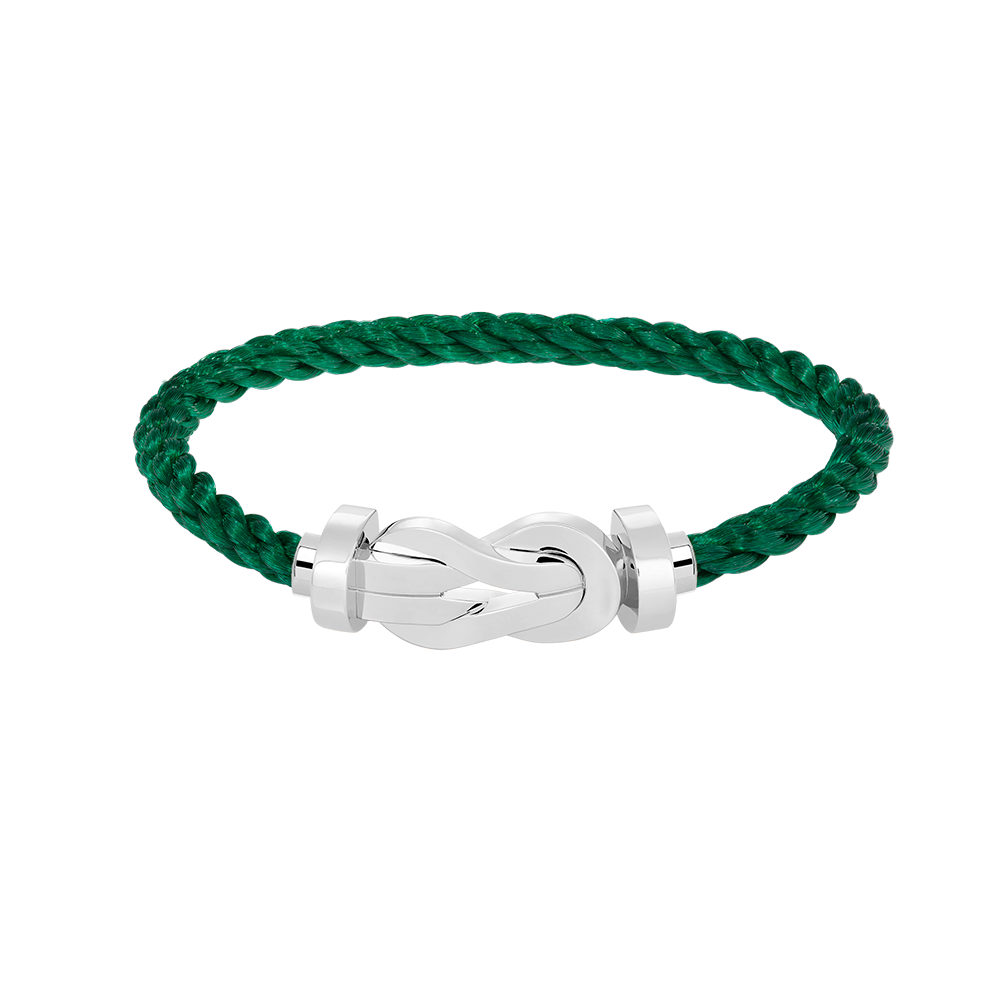 [vivabelle]CHANCE LARGE 8 FIGURE BUCKLE NO DIAMOND BRACELET SILVER