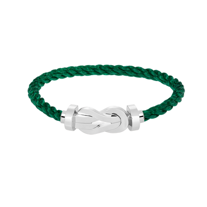 [vivabelle]CHANCE LARGE 8 FIGURE BUCKLE NO DIAMOND BRACELET SILVER