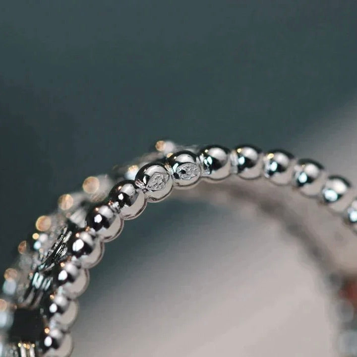 [vivabelle]KLEEBLATT-KALEIDOSKOP-RING 10MM