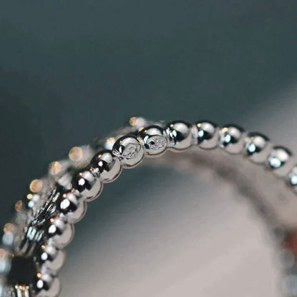 [vivabelle]KLEEBLATT-KALEIDOSKOP-RING 10MM