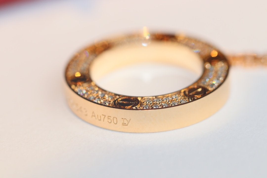 [vivabelle]LOVE HALSKETTE VERSTELLBAR ROSÉGOLD 