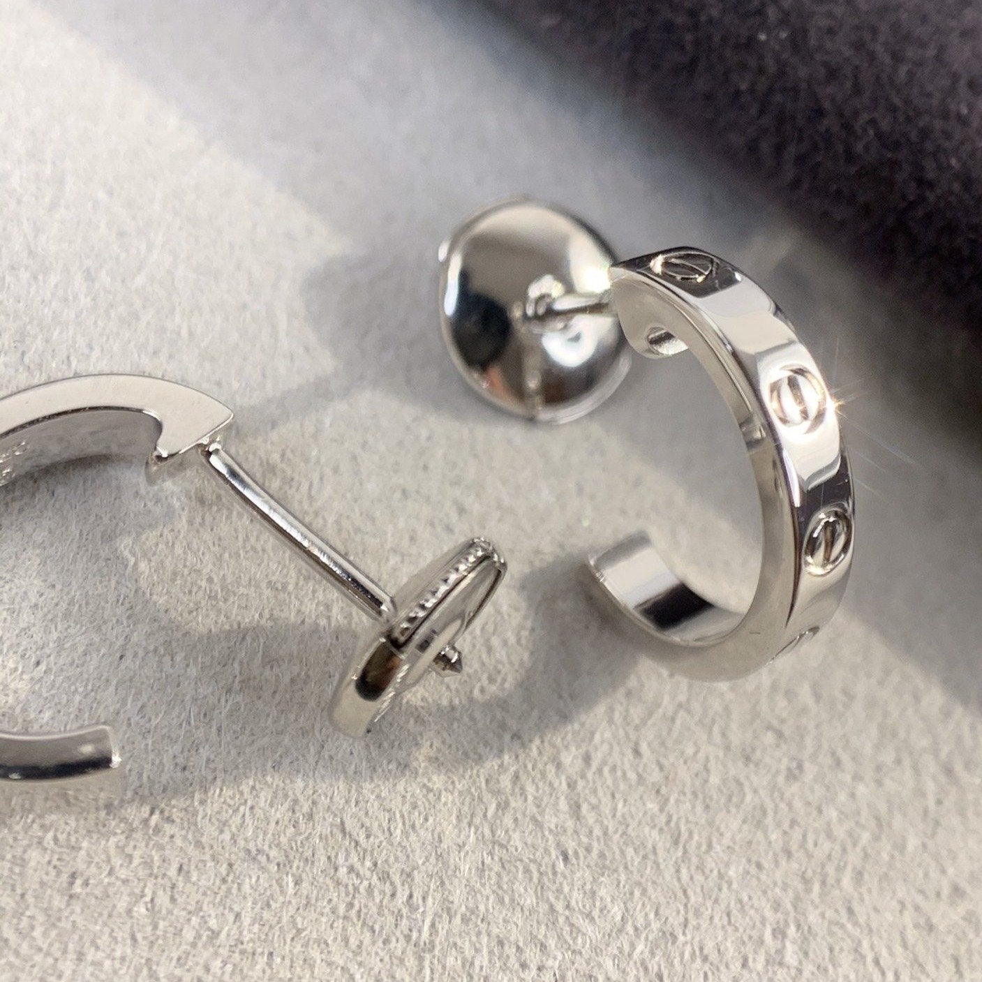 [vivabelle]LOVE OHRRINGE 2,65MM SILBER 