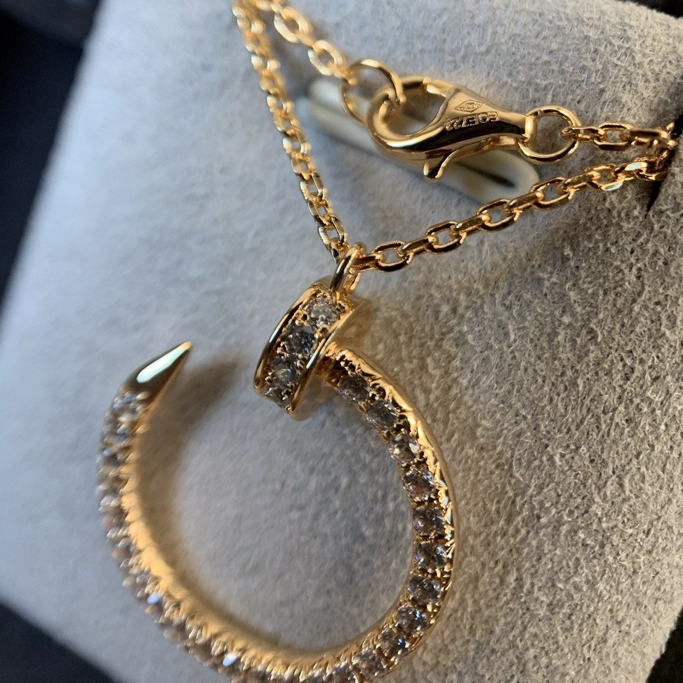 [vivabelle]JUSTE HALSKETTE ROTGOLD DIAMANTEN 