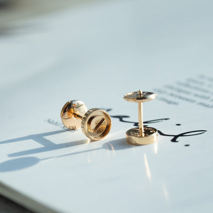 [vivabelle]LOVE OHRRINGE ROTGOLD 10MM