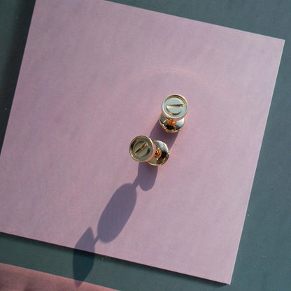 [vivabelle]LOVE OHRRINGE ROTGOLD 10MM