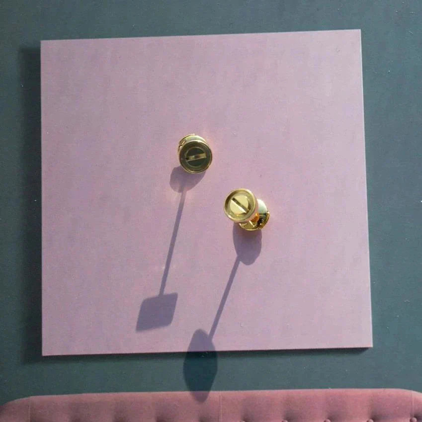 [vivabelle]LIEBE OHRRINGE GOLD 10MM