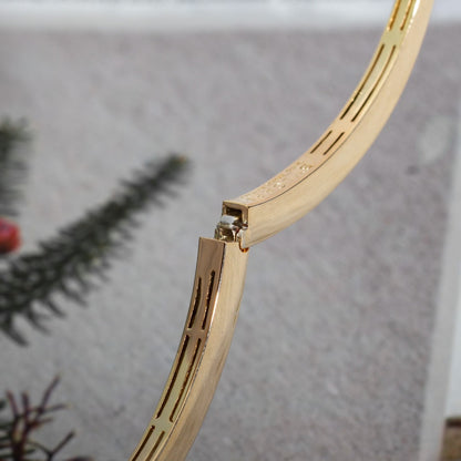 [vivabelle]SERPENTI BRACELET PINK GOLD DIAMOND DOUBLE SNAKE