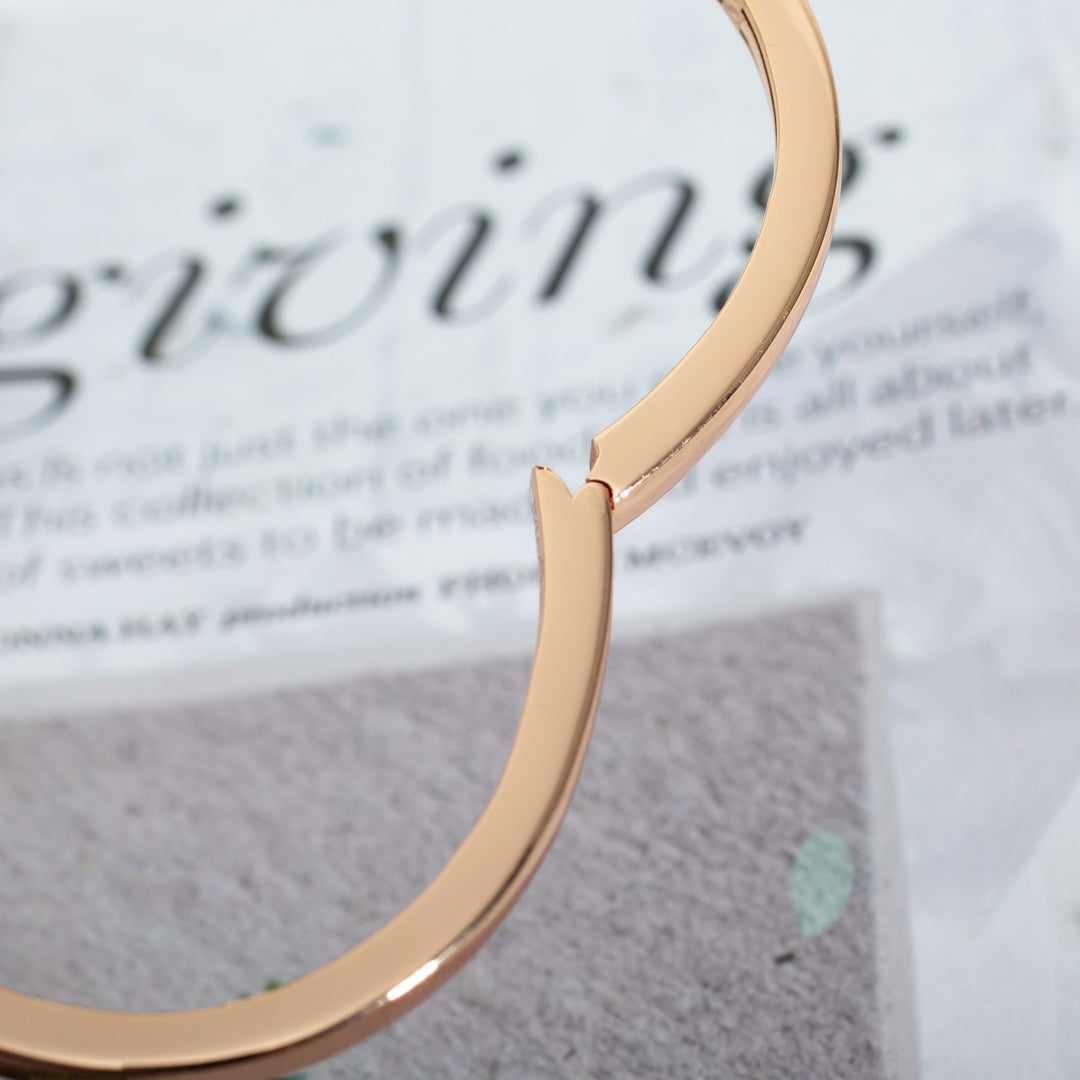 [vivabelle]DREAM BRACELET OPEN PINK GOLD MOP DIAMOND