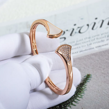 [vivabelle]DREAM BRACELET OPEN PINK GOLD MOP DIAMOND