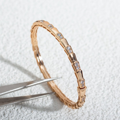 [vivabelle]SERPENTI BRACELET PINK GOLD DIAMOND