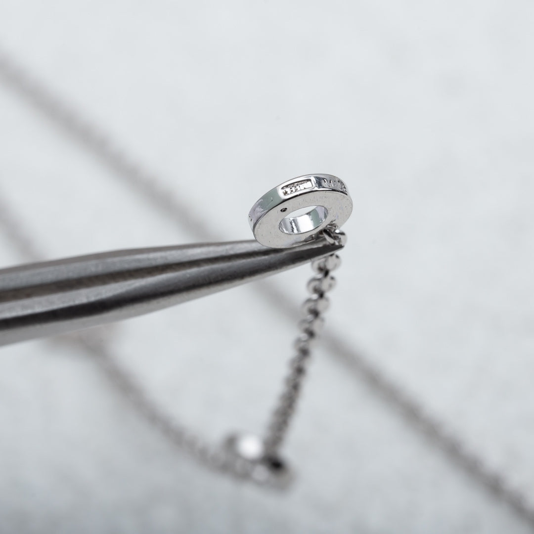 [vivabelle]PARENTESI-HALSKETTE SILBER-DIAMANT