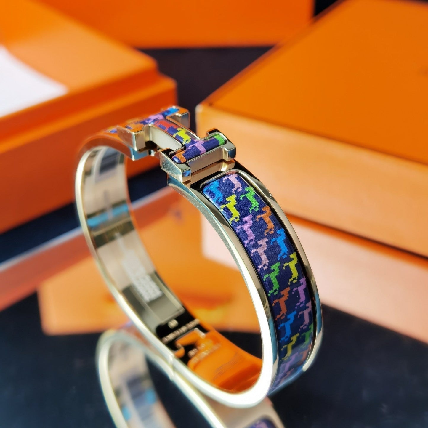 [vivabelle]H HORSE BRACELET 12MM