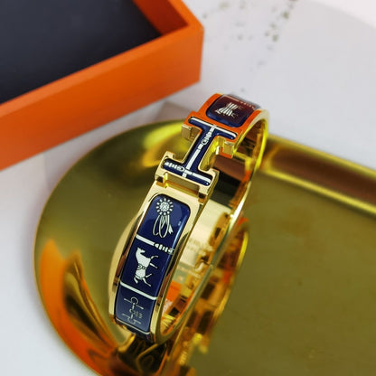 [vivabelle]H COUVERTURES DARK BLUE BRACELET