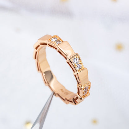 [vivabelle]SERPENTI RING ROTGOLD 3MM