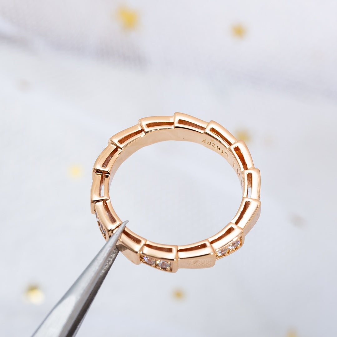 [vivabelle]SERPENTI RING ROTGOLD 3MM