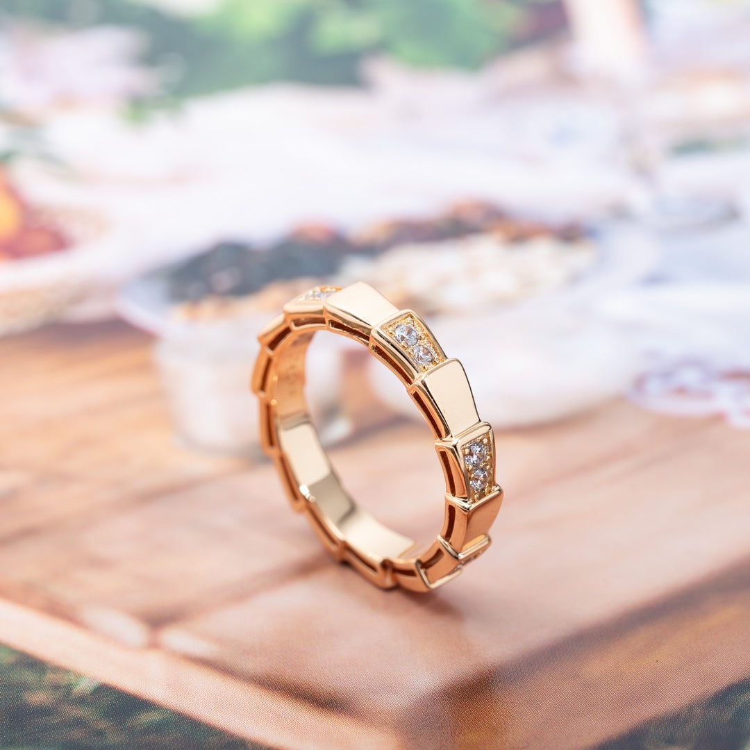 [vivabelle]SERPENTI RING ROTGOLD 3MM