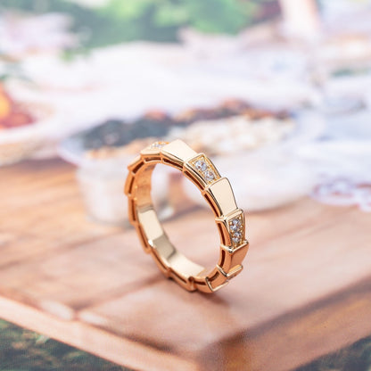 [vivabelle]SERPENTI RING ROTGOLD 3MM