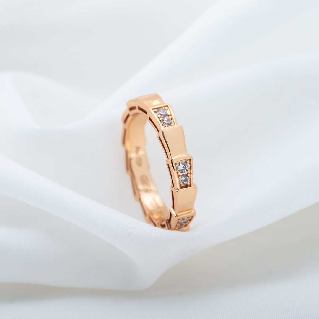 [vivabelle]SERPENTI RING ROTGOLD 3MM