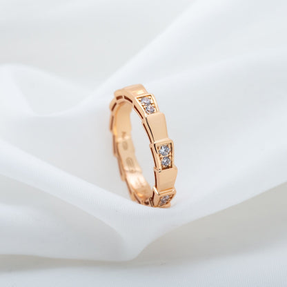 [vivabelle]SERPENTI RING ROTGOLD 3MM