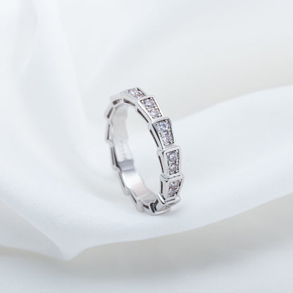 [vivabelle]SERPENTI RING SILBER DIAMANT 3MM