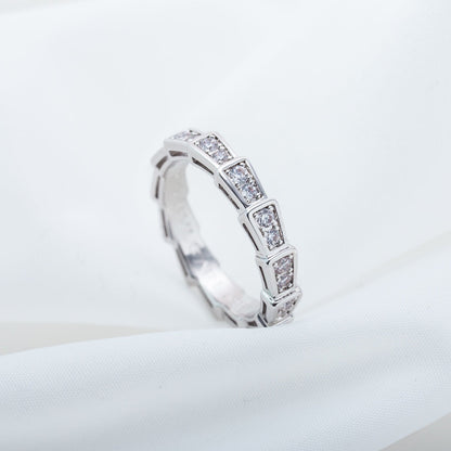 [vivabelle]SERPENTI RING SILBER DIAMANT 3MM