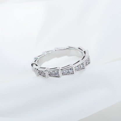 [vivabelle]SERPENTI RING SILBER DIAMANT 3MM