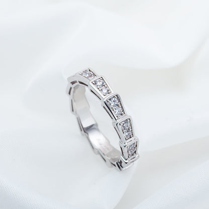 [vivabelle]SERPENTI RING SILBER DIAMANT 3MM