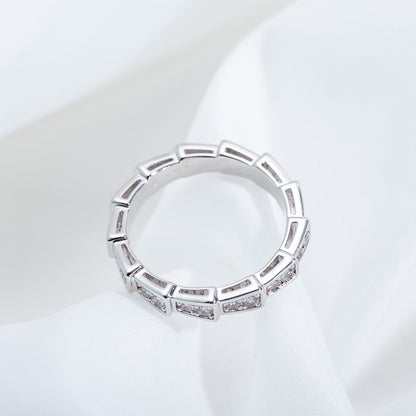 [vivabelle]SERPENTI RING SILBER DIAMANT 3MM