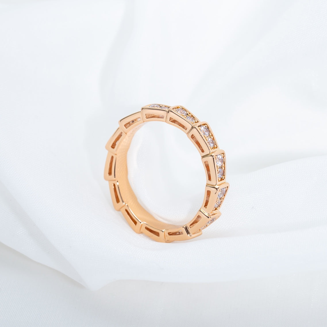 [vivabelle]SERPENTI RING ROTGOLD DIAMANT 3MM