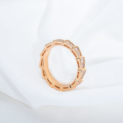 [vivabelle]SERPENTI RING ROTGOLD DIAMANT 3MM
