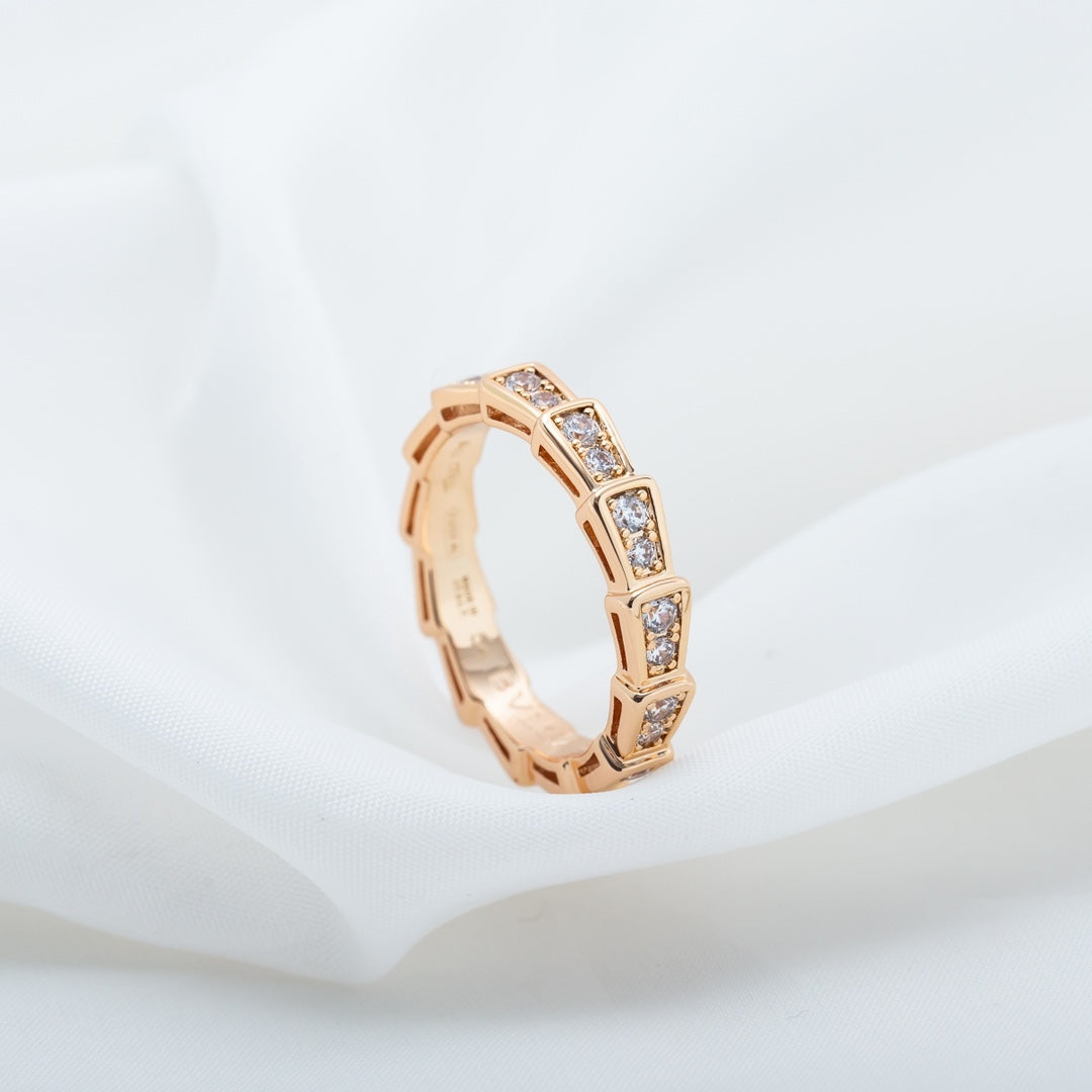 [vivabelle]SERPENTI RING ROTGOLD DIAMANT 3MM