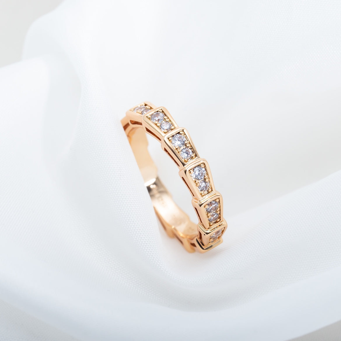 [vivabelle]SERPENTI RING ROTGOLD DIAMANT 3MM