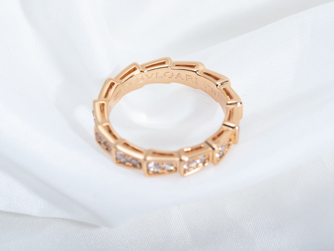[vivabelle]SERPENTI RING ROTGOLD DIAMANT 3MM