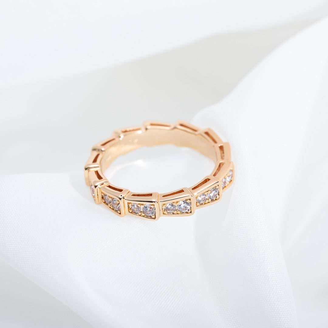 [vivabelle]SERPENTI RING ROTGOLD DIAMANT 3MM