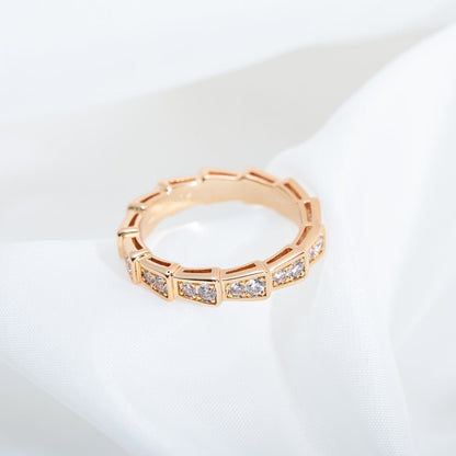 [vivabelle]SERPENTI RING ROTGOLD DIAMANT 3MM