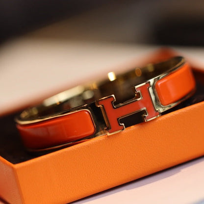[vivabelle]H BRACELET 12MM GOLD