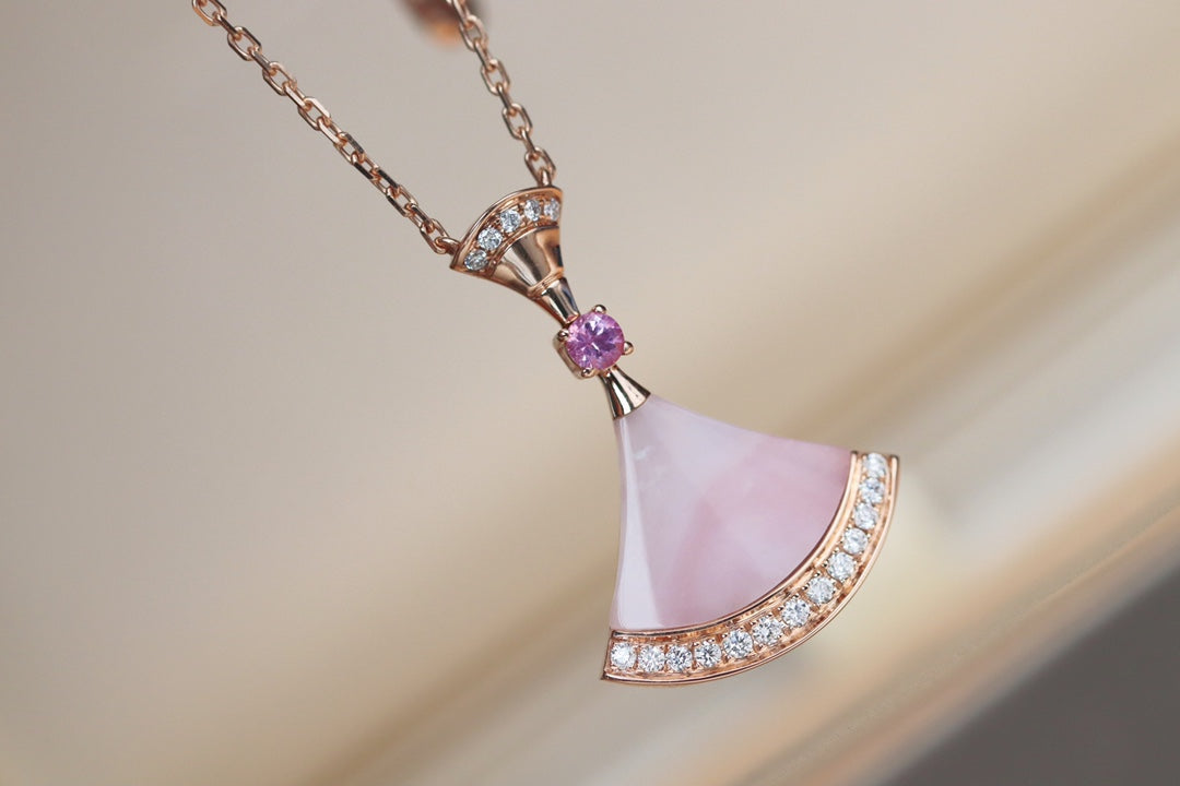 [vivabelle]DREAM NECKLACE PINK MOP DIAMOND