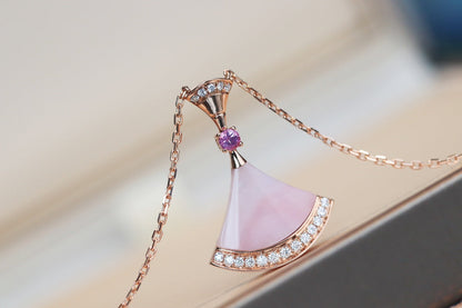 [vivabelle]DREAM NECKLACE PINK MOP DIAMOND