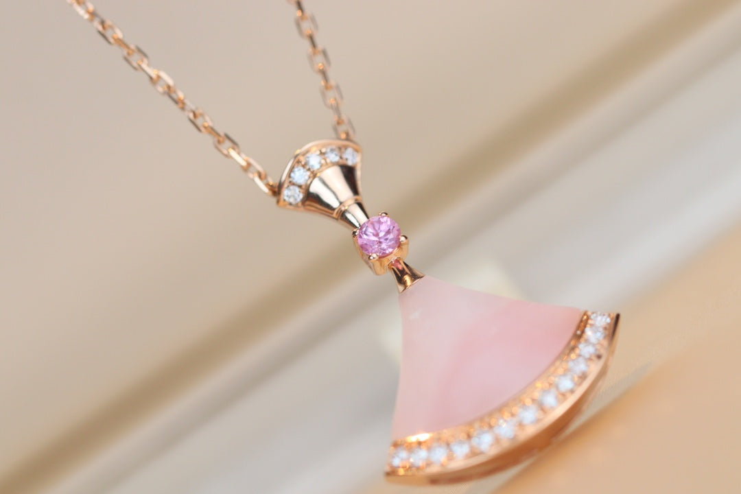 [vivabelle]DREAM NECKLACE PINK MOP DIAMOND