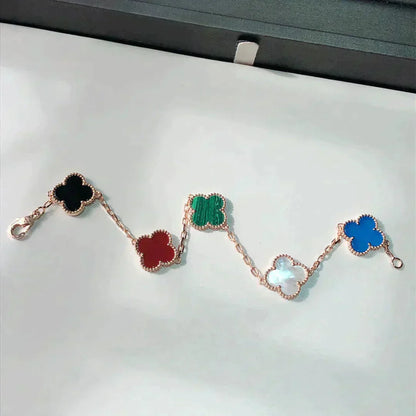 [vivabelle]KLEE 5 MOTIVE MEHRFARBIGES ARMBAND